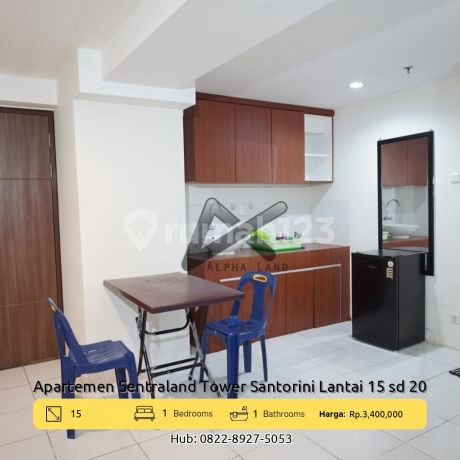 Apartemen Sentraland Tower Santorini Lantai 15 sd 20