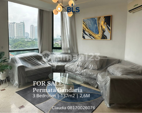 FOR SALE Apartment Permata Gandaria 3BR FOR SALE Apartment Permata Gandaria 3BR