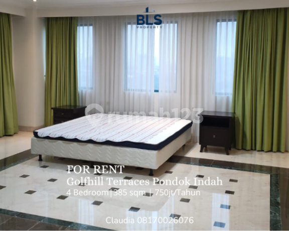 FOR RENT Apartment Golfhill Terraces Pondok Indah 4BR