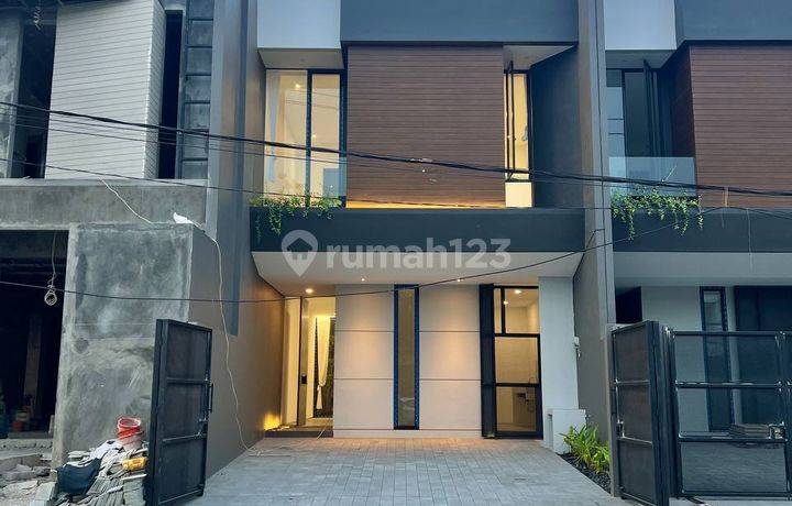 Rumah Mewah Raya Kutisari Indah Modern Minimalis Ada 3 Unit Jejer