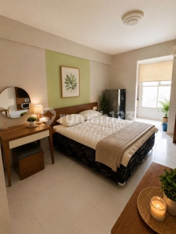 Apartemen Dian Regency 1 BR Lantai 5 Furnished + 1 AC View Pool Apartemen Dian Regency 1 BR Lantai 5 Furnished + 1 AC View Pool