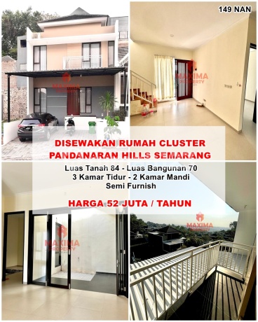 Disewakan Rumah Cluster Pandanaran Hills Tembalang Semarang Disewakan Rumah Cluster Pandanaran Hills Tembalang Semarang