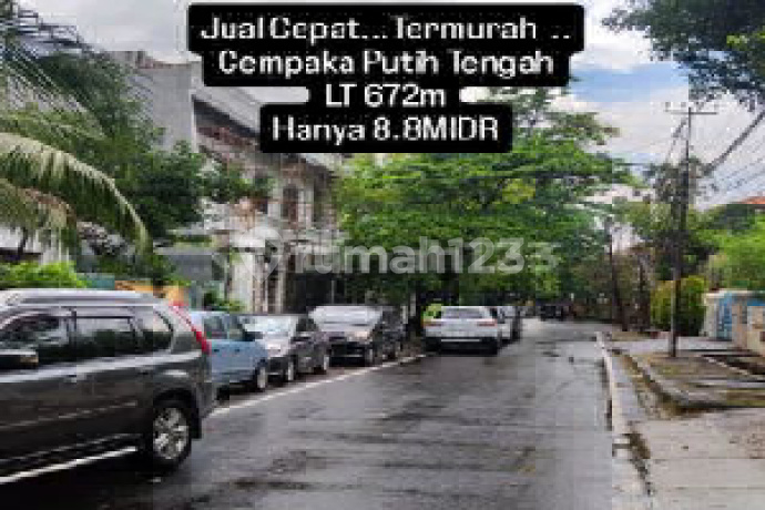 Jual Cepat Harga Terbaik Rumah Lama Cempaka Putih Tengah