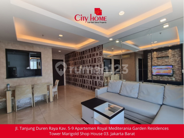 Sewa Apartemen Central Park Residence - Full Furnshed, Type 2 + 1