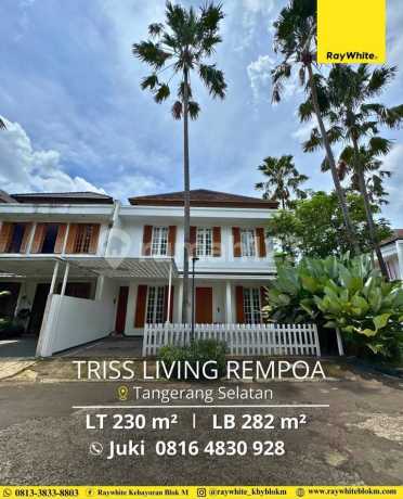 Dijual Rumah Hunian Siap Huni Lokasi Tenang Triss Living, Rempoa - Tangerang Selatan