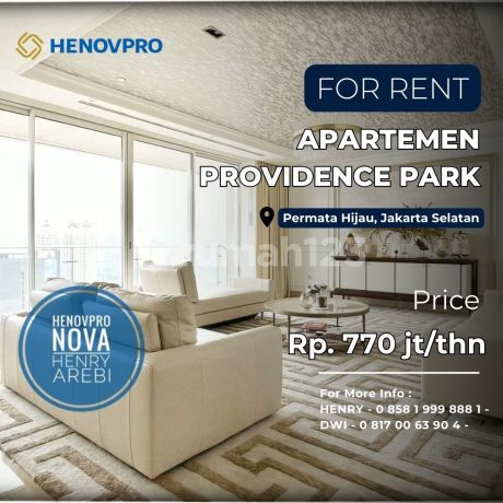 Providence Park 3BR+1 Furnish Pet Friendly Near Plaza Senayan