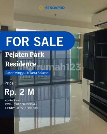Pejaten Residence Dijual Cepat 2BR Furnish City View