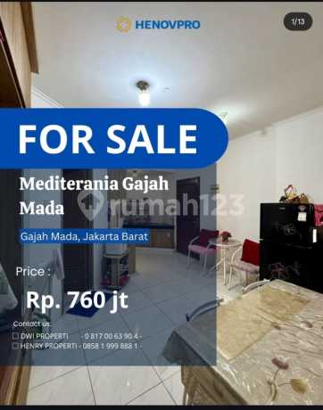 DIJUAL CEPAT Mediterania Gajah Mada Sudah Renov & Full Furnish Pool View DIJUAL CEPAT Mediterania Gajah Mada Sudah Renov & Full Furnish Pool View