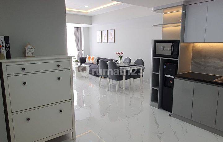 Kondo Ta 88m,kt 2+1, New Renovasi,luxury,hommy Apartemen Taman Anggrek 2 Kamar Tidur Baru Furnished