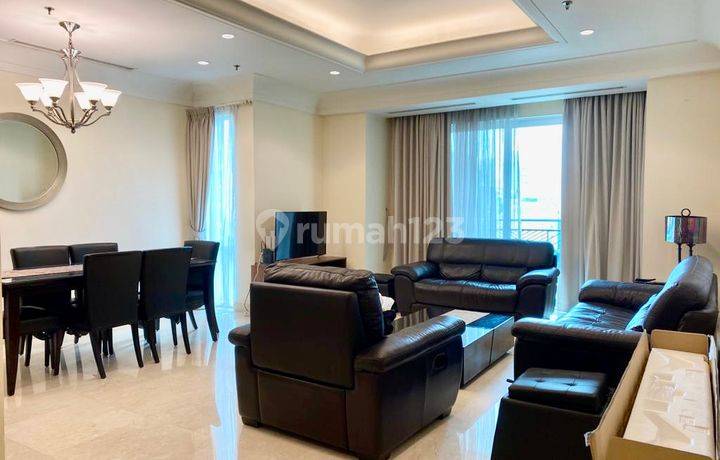 Pakubuwono Residence 3 Kamar For Sale, Beautiful Pool And Garden View