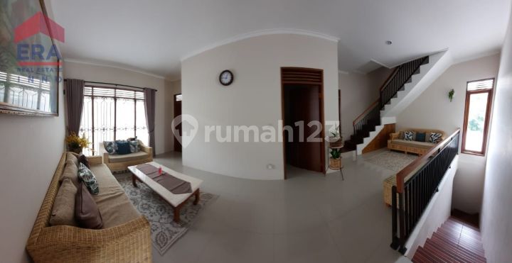 For Sale Fully Furnished House With Bali City View in Ciwaruga