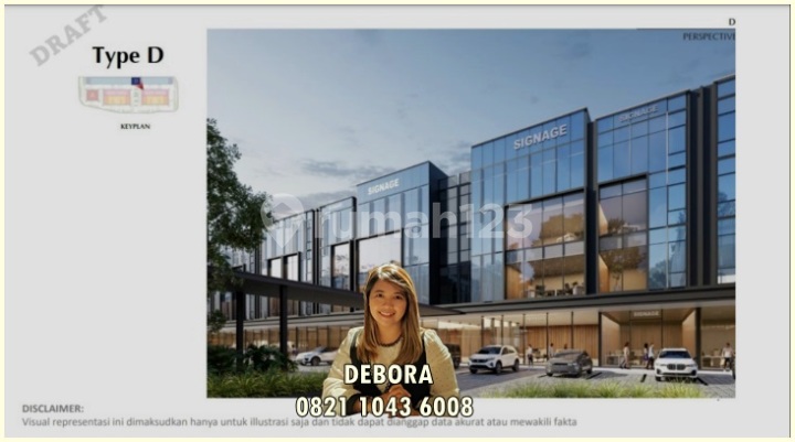 Navapark Business Suites, Gedung 4 Lantai,corner, Depan Unilever