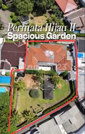 Rumah Permata Hijau 2 LT 1562 M2, LB 995 M2 Dekat Grand Pakubuwono Terrace