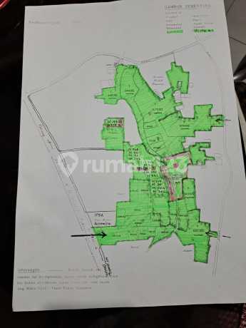 Tanah SHM 9.2 m2 Bogor Barat, Bogor Jl Soleh Iskandar lebar 53m2 akses jalan besar 3,5jt/m2