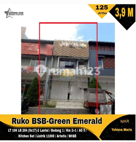 Ruko Elite Premium Bukit Semarang Baru Kota Mandiri