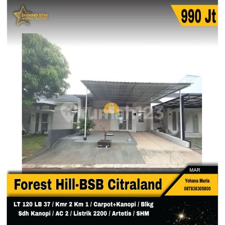 Rumah Cluster One Gate Sistem Bukit Semarang Baru