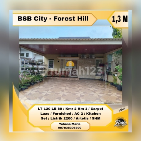 Rumah Furnished Premium Bagus Bukit Semarang Baru