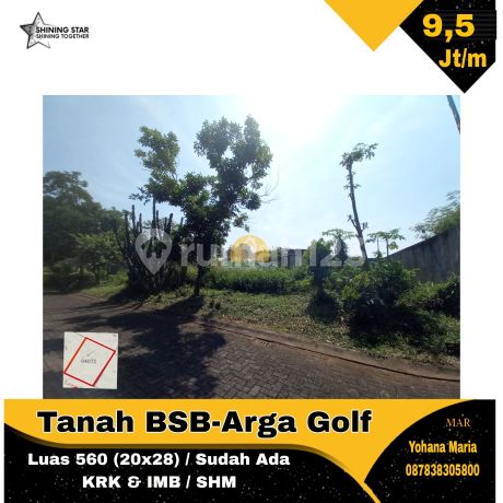 Tanah Premium Dalam Perumahan Elite Bukit Semarang Baru 