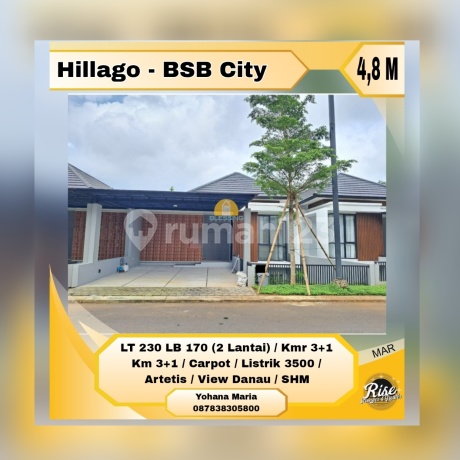 Rumah View Danau Cluster One Gate Bukit Semarang Baru