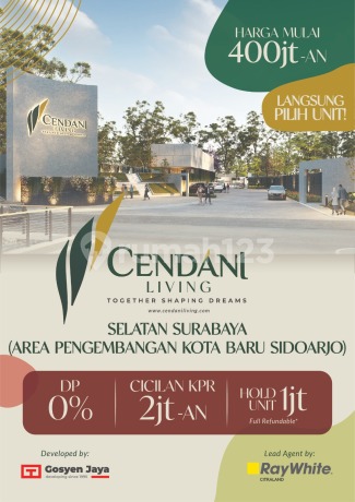 RUMAH MURAH SIDOARJO, CENDANI LIVING, WONOAYU