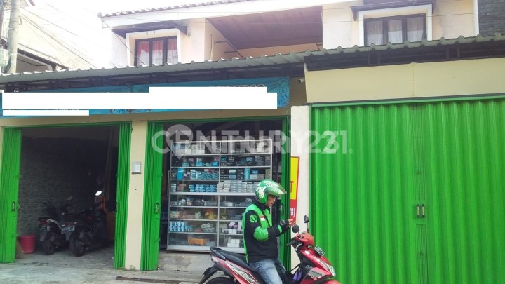 Rumah 2 Lantai Dan Kios Di Villa Ciomas Indah  Dekat Stasiun Dan Kebun Raya Bogor  Cocok Untuk Usaha