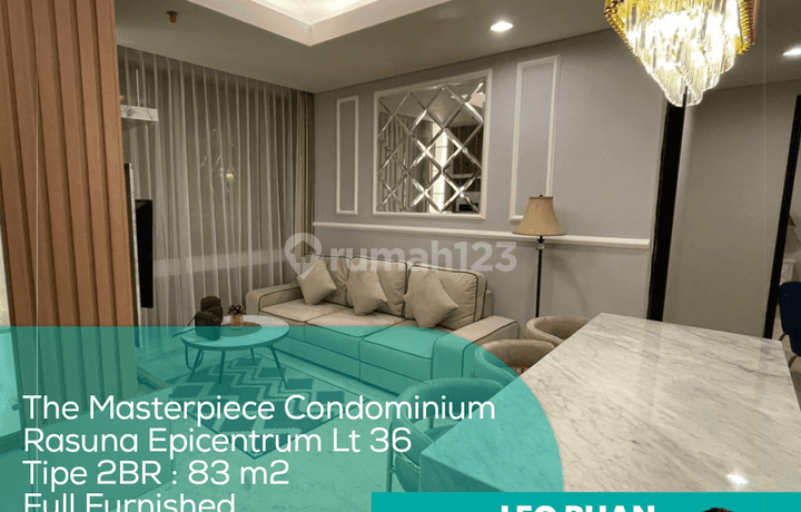 The Masterpiece Condominium Tower Epicentrum Lt 36, 2br, Full Furnished