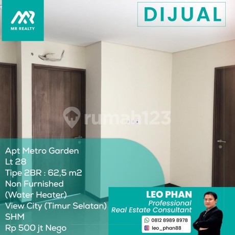 Apartement Metro Garden Lt 28, 2BR, Non Furnished, SHM Apartement Metro Garden Lt 28, 2BR, Non Furnished, SHM