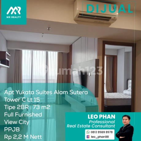 Yukata Suites Alam Sutera, Tower C Lt 15, 2BR, Full Furnished Yukata Suites Alam Sutera, Tower C Lt 15, 2BR, Full Furnished