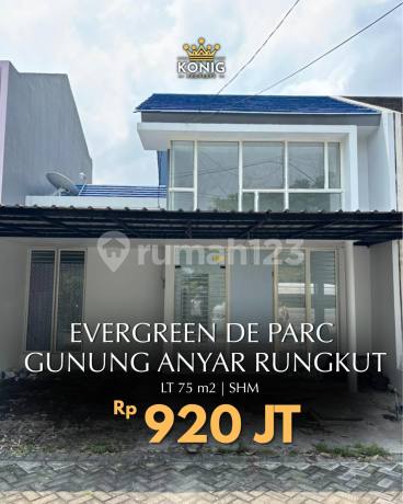 Rumah di Evergreen De Parc Gunung Anyar Rungkut Surabaya