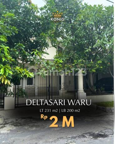 Rumah di Deltasari Waru Sidoarjo Cluster Delta Fortuna