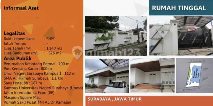 For Sale New Ketintang House Surabaya Good Strong Below Appraisal & NJOP For Sale New Ketintang House Surabaya Good Strong Below Appraisal & NJOP