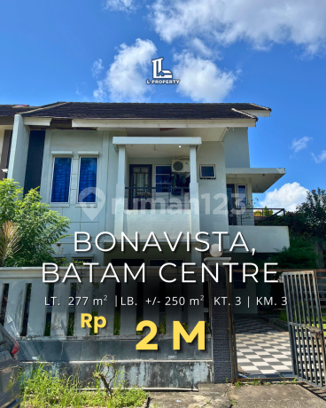 RUMAH 2 LANTAI HOOK DI BONAVISTA DENGAN TANAH DAN PARKIR SUPER LUAS!