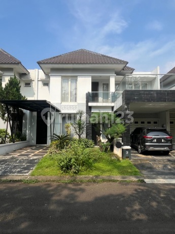 Dijual Rumah Furnished Depan Taman Fasum Renata Alba Alam Sutera