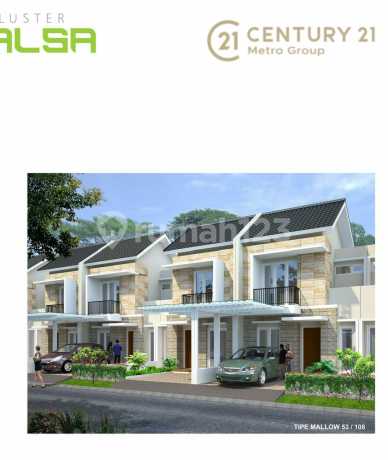 Rumah 2 Lantai di Cluster Balsa Green Ara, Kota Harapan Indah  SIAP HUNI + BANYAK BONUS