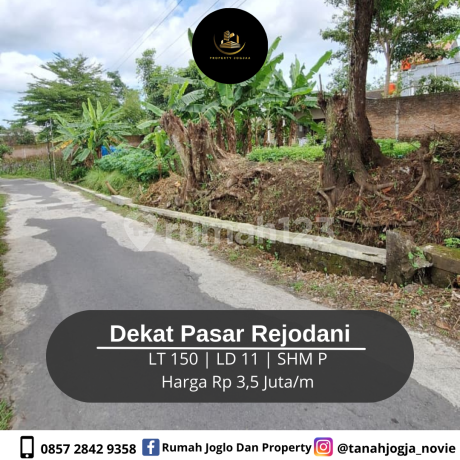 Tanah Murah SHM Jalan Palagan Dekat Perum Taman Palagan Asri 3