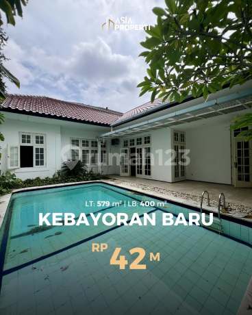 Rumah Astri Akses Jalan Lebar di Wijaya Kebayoran Baru SHM