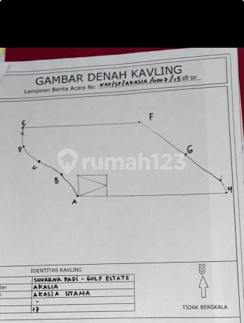 Jual Kavling Akasia Suvarna Sutera Hananto Jual Kavling Akasia Suvarna Sutera Hananto