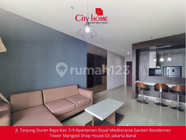 Sewa Apartemen Furnished di Central Park - Type 2 + 1 Bedroom