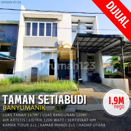 Cheap House, Spacious Land, Taman Setiabudi Banyumanik, Semarang