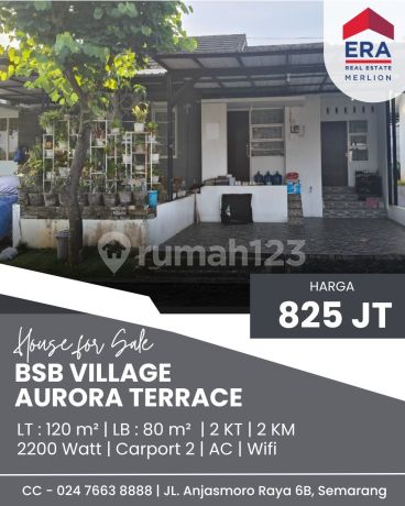 Rumah BSB Village Aurora Terrace 
