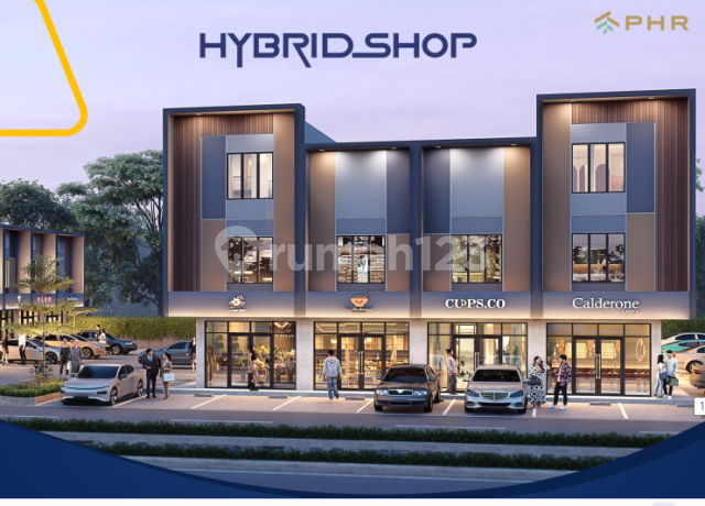 Ruko Bebas Banjir, Hybridshop di Prima Harapan Regency, Bekasi Utara, Bekasi