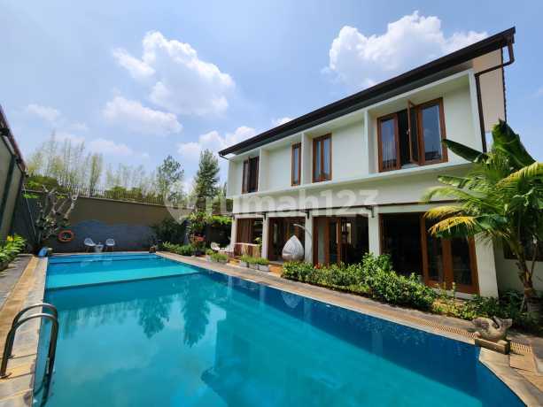 Rumah Luas Bsd Nuansa Villa Bali Ada Kolam Renang Akses Tol