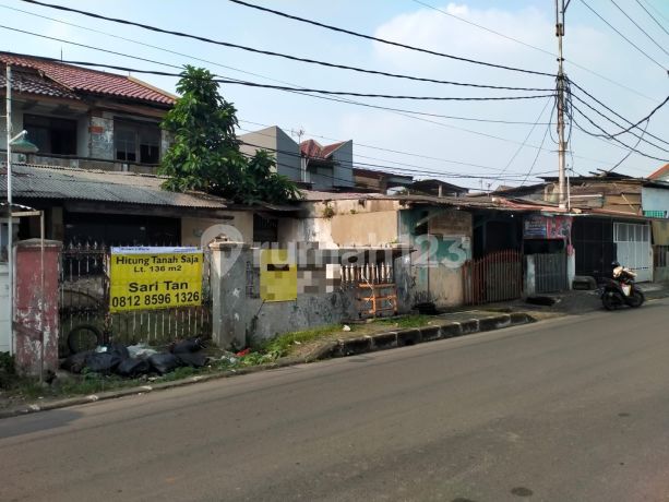 Tanah Di Raya Arjuna Lt. 136, S H M, Bentuk Persegi, Dekat Stasiun