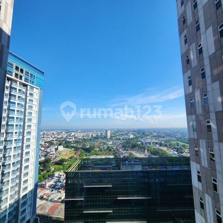Apartemen Podomoro Medan Tower Lincoln 2BR FF View Pool dan Binus Siap Pakai