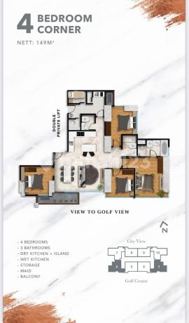 Disewakan Apartemen Hillcrest House Type 4 Bedroom Full Furnished Disewakan Apartemen Hillcrest House Type 4 Bedroom Full Furnished