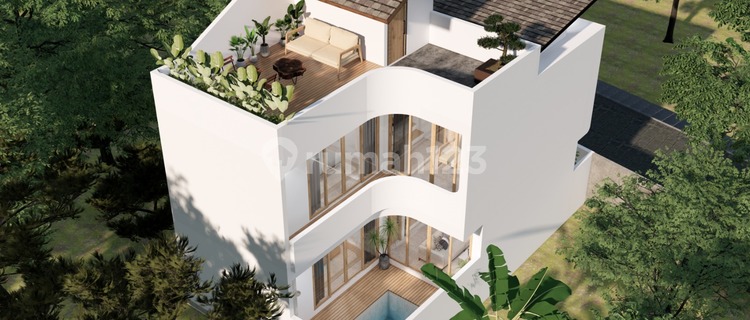 Freehold - Modern Villa with Rice Field & Mountain Views - Minutes to Kedungu Beach & International School, Bali 1