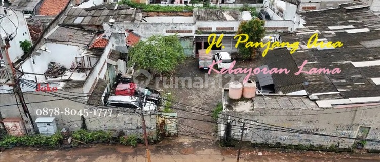 M U R A H..Tanah 1.492m dkt Senayan cocok u Gudang/Perumahan/Kosan Kebayoran Lama 1
