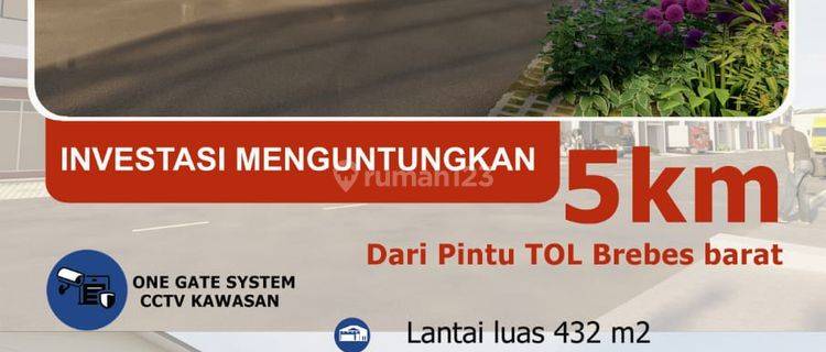 Dijual Gudang Industri 1000 Meter Brebes Akses Pantura 1