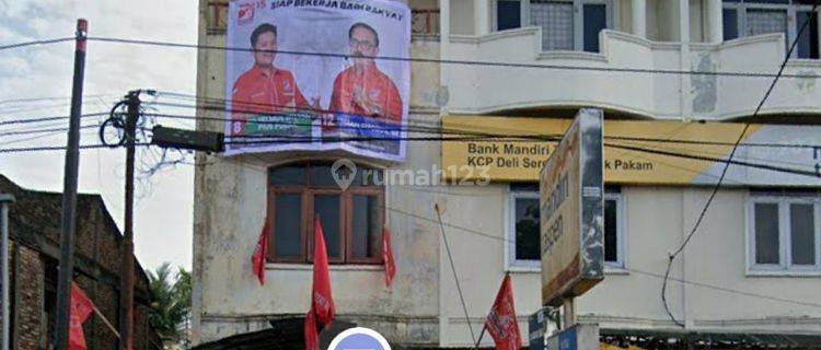 Disewakan ruko 3 Lantai  di Jl Raya Medan Pematang Siantar 1