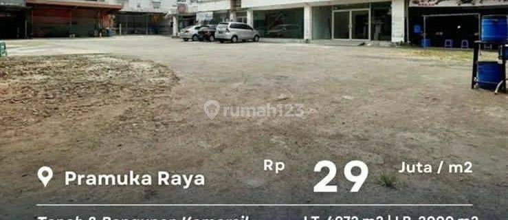 Tanah murah jln pramuka raya bisa nego 1